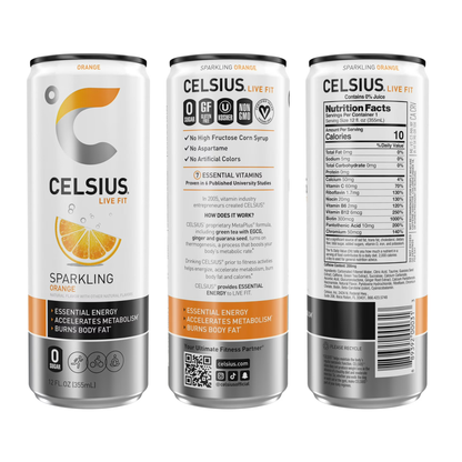 CELSIUS SPARKLING (ORANGE)